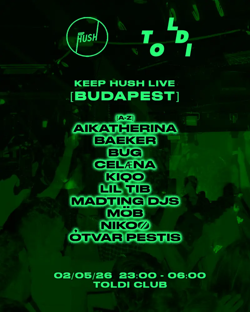 Keep Hush Live Budapest @ TOLDI