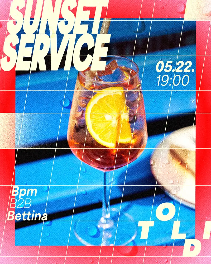 TOLDI SUNSET SERVICE - terrace soft opening
